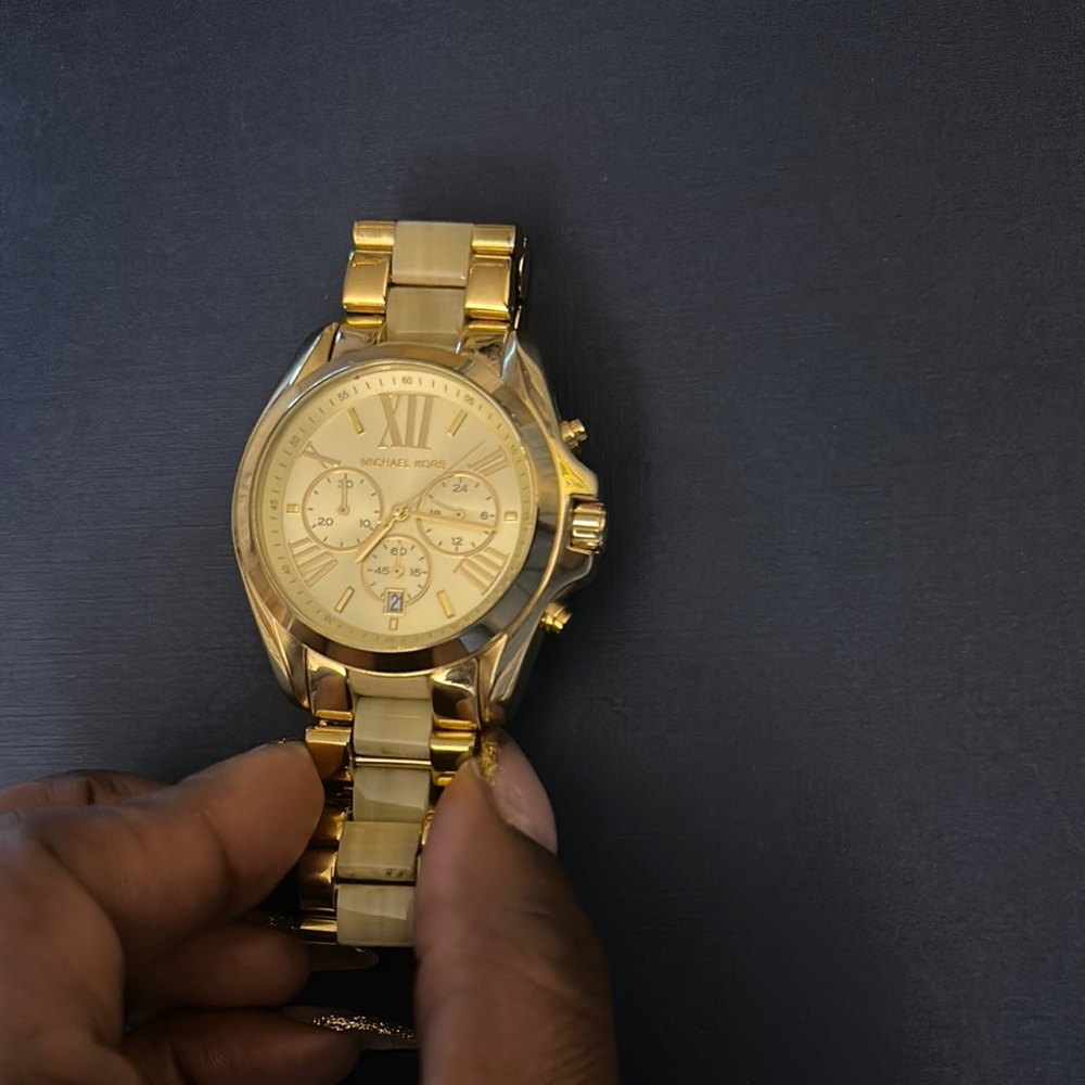 Michael Kors Radiant Gold Chronograph Watch